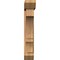 Ekena Millwork Balboa Slat Smooth Bracket w/ Offset Brace, Western Red Cedar, 7 1/2"W x 32"D x 44"H BKT0806X32X44BOA06SWR - alternate 3
